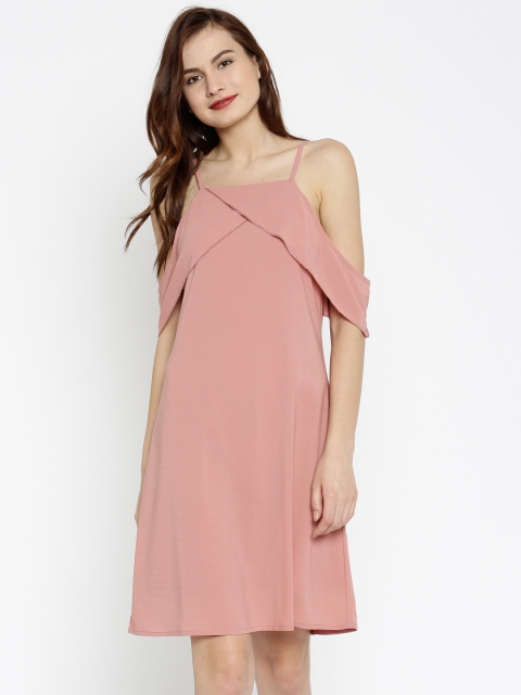 

SASSAFRAS Women Pink A-Line Dress