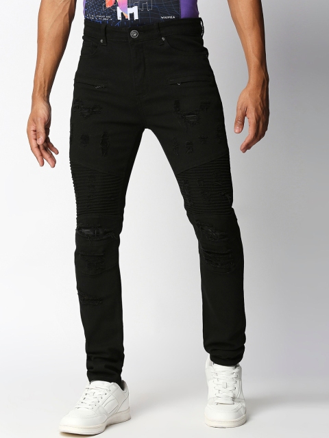

WAIMEA Men Black Skinny Fit Stretchable Jeans