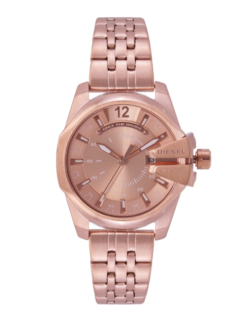 

DIESEL Women Rose Gold-Toned Dial & Bracelet Style Straps Analogue Watch DZ5602