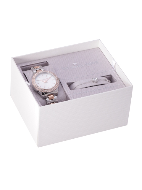 

Michael Kors Women Watch Gift Set, White
