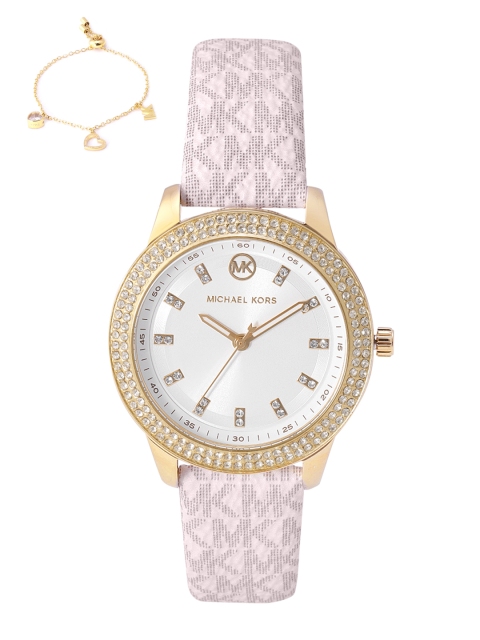 

Michael Kors Women Watch Gift Set, White