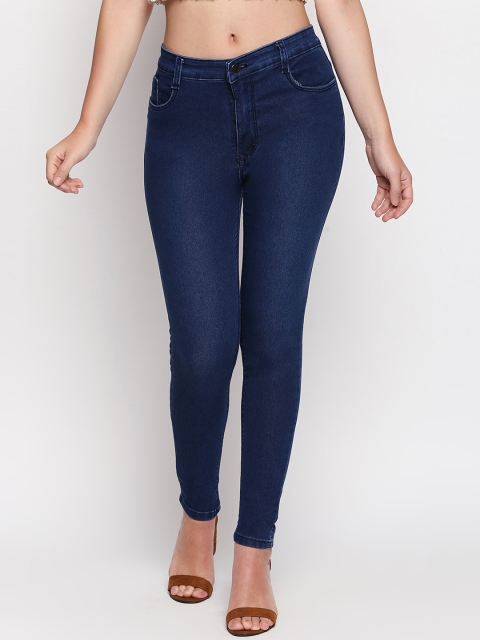 

fungus Women Blue Slim Fit High-Rise Stretchable Jeans