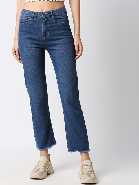 

fungus Women Blue Slim Fit High-Rise Light Fade Stretchable Jeans