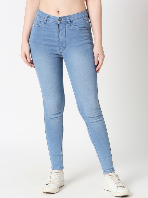 

fungus Women Blue Slim Fit High-Rise Light Fade Stretchable Jeans