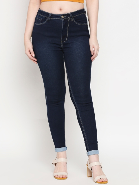 

fungus Women Blue Slim Fit High-Rise Stretchable Jeans