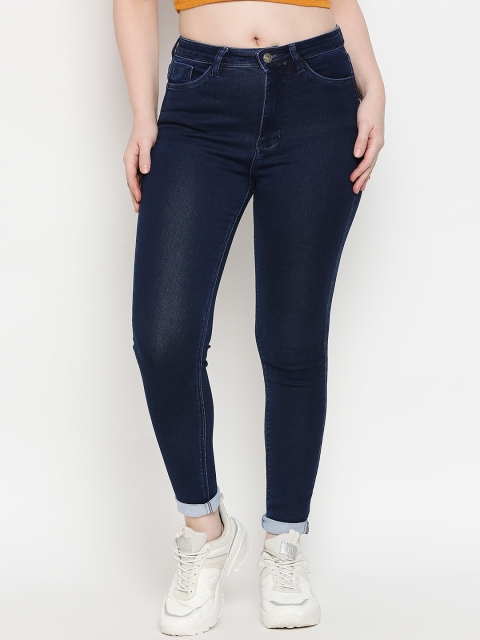 

fungus Women Blue Slim Fit High-Rise Stretchable Jeans