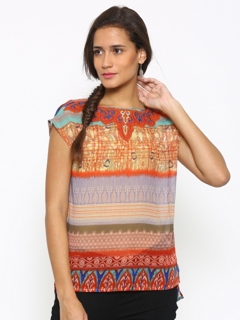 

Fusion Beats Women Multicoloured Printed Top, Multi