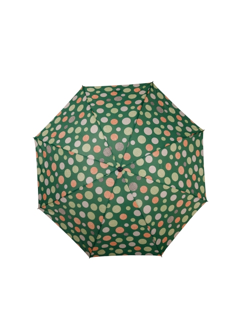 

LOOM LEGACY Green Geometric Printed 3-Fold Semi-Automatic Umbrella