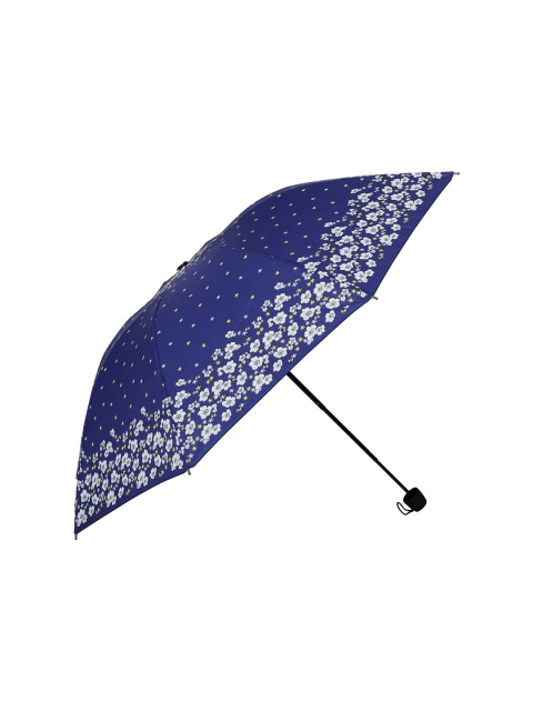 

LOOM LEGACY Unisex Navy blue & White Floral Umbrella
