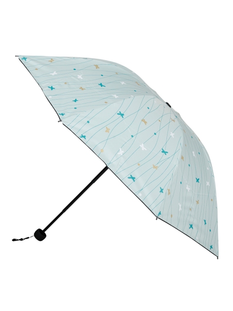 

LOOM LEGACY Unisex Grey Floral Printed 3-Fold Umbrella