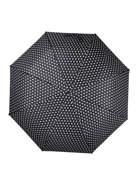 

LOOM LEGACY Black & White Polka Dot Printed 3-Fold Semi-Automatic Umbrella
