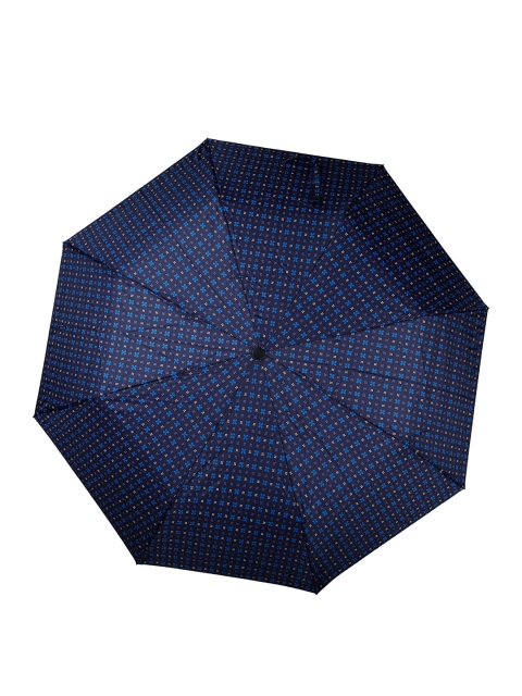 

LOOM LEGACY Navy Blue Geometric Printed 3-Fold Semi Automatic Umbrella