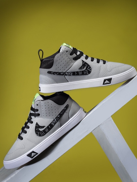 

ASIAN Men Grey Printed Sneakers