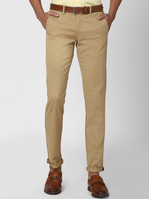 

Van Heusen Sport Men Khaki Solid Slim Fit Formal Trousers