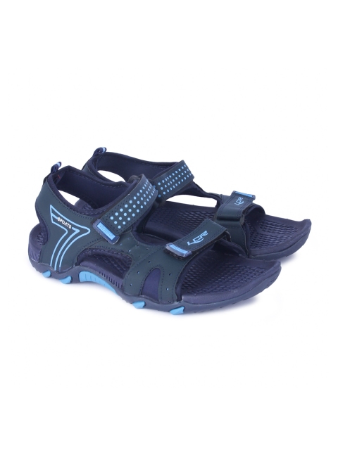 

Lancer Men Navy Blue Solid Sports Sandals