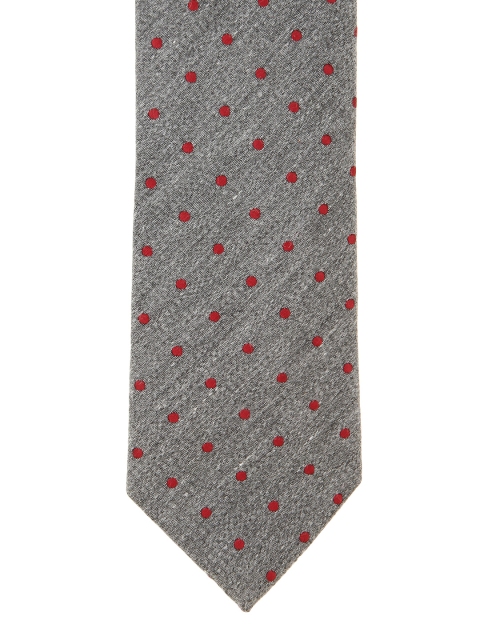 

Alvaro Castagnino Grey Polka Dot Patterened Tie