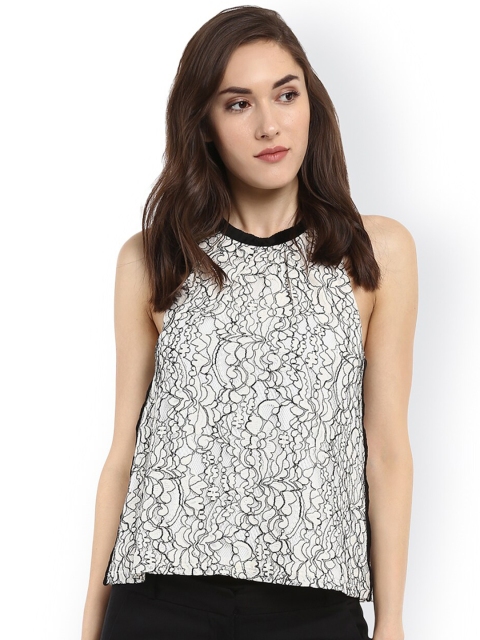 

Kazo White Print Top
