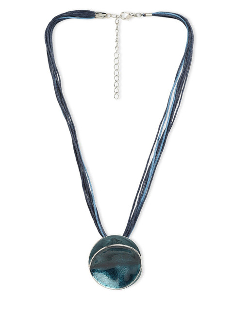 

Blisscovered Blue Antique Necklace