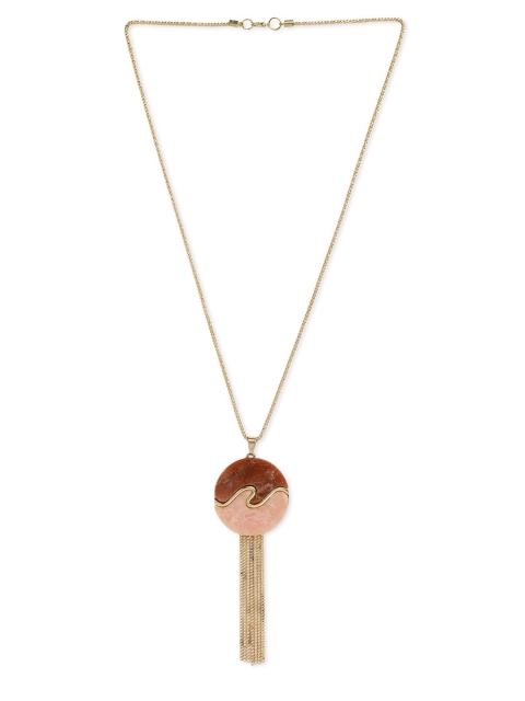 

Blisscovered Women Gold-Toned & Red Gold Plated Necklace