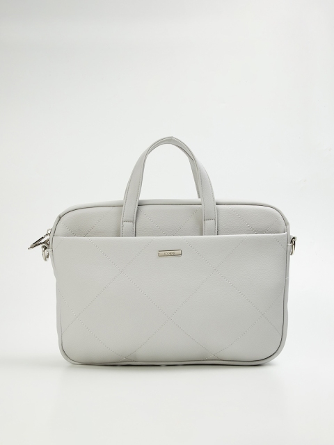 

CODE by Lifestyle Grey Bowling Handheld Bag with Quilted