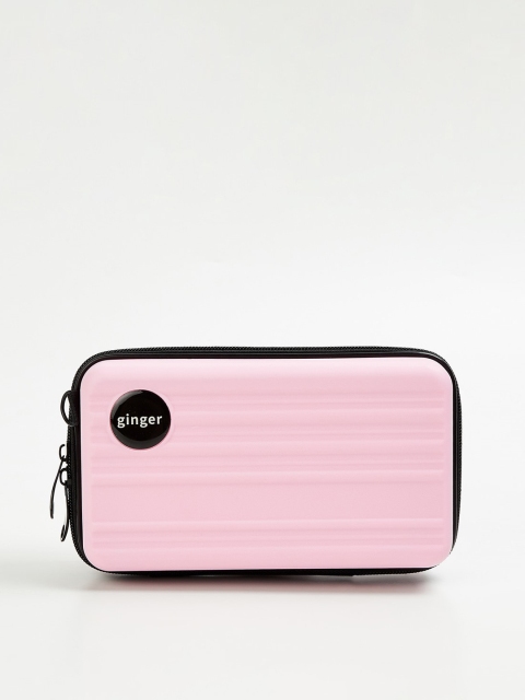 

Ginger by Lifestyle Women Pink Textured Structured Shoulder Bag
