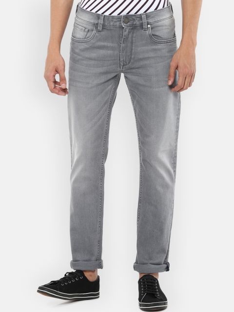 

Louis Philippe Jeans Men Grey Slim Fit Light Fade Jeans