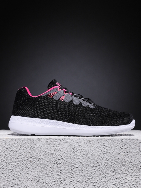 

HRX by Hrithik Roshan Women Flash Knit Black Running Shoes