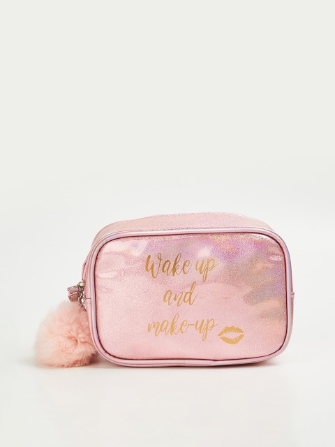 

Ginger by Lifestyle Women Pink Solid Structured Pouch