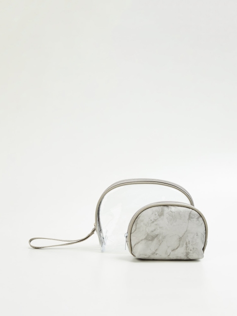 

Ginger by Lifestyle Grey Toiletry Kit Bags