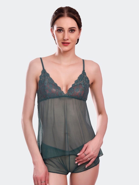 

Fleurt Green Baby Doll with Briefs