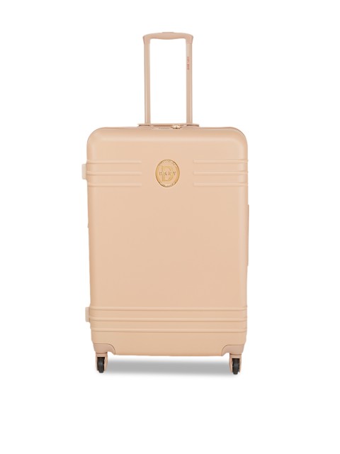 

DKNY Champagne-Coloured ECLIPSE Large Trolley Bag