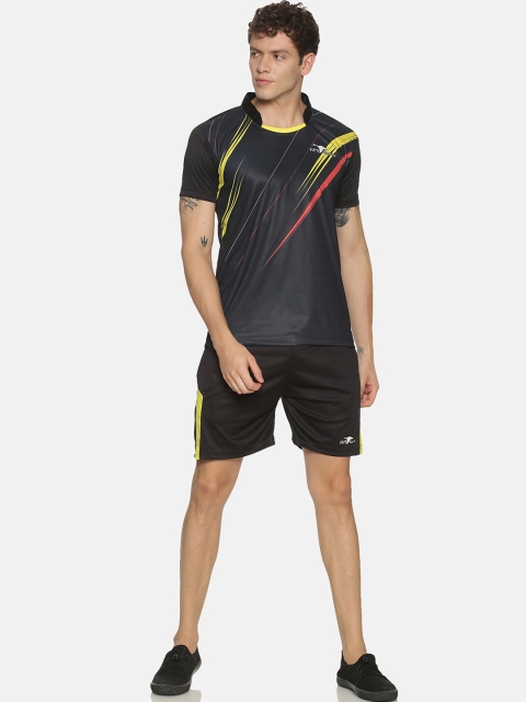 

HPS Sports Men Black Printed Tracksuits