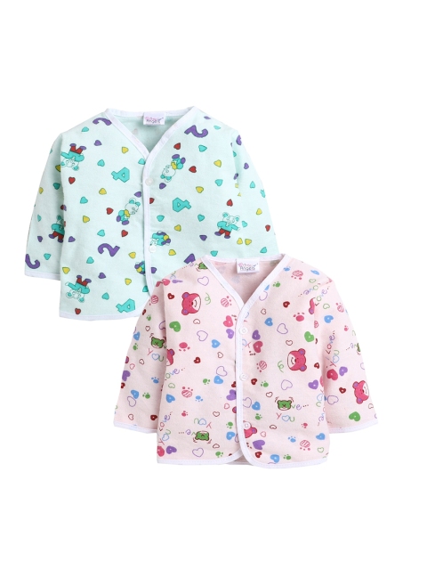 

Little Angels Infant Girls Assorted Printed Cotton Innerwear Vests