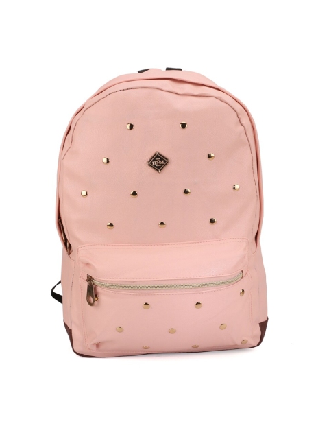 

HOOM Women Pink Embellished Backpack