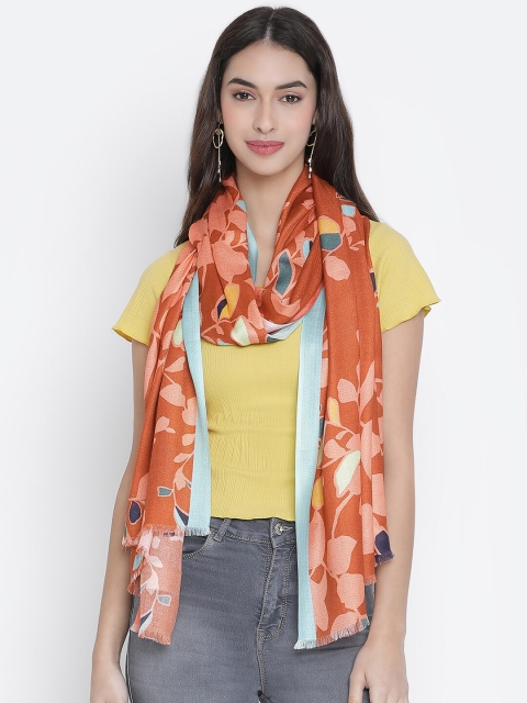 

SHINGORA Women Brown Printed Stole
