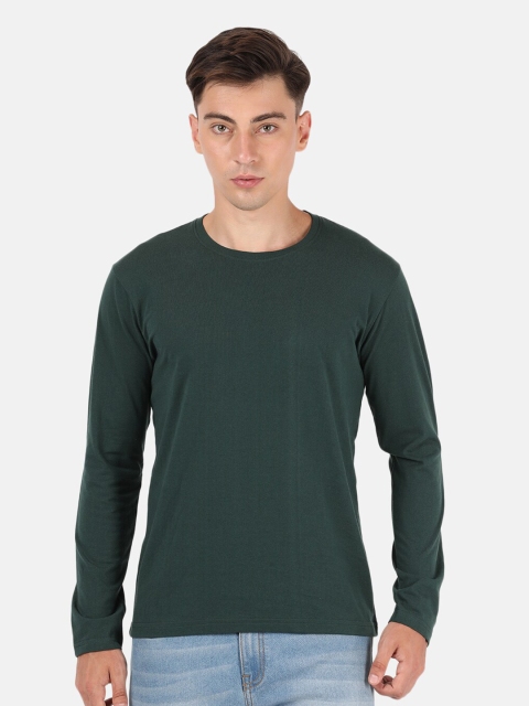 

MASH UNLIMITED Men Green Slim Fit T-shirt
