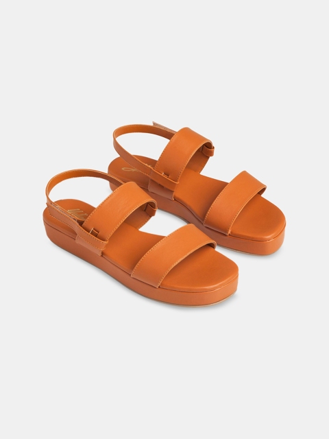 

yellowsoles Women Brown Embellished Open Toe Flats