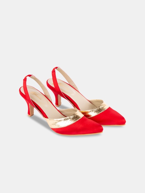 

yellowsoles Red Block Pumps