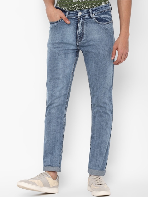

FOREVER 21 Men Blue Heavy Fade Jeans