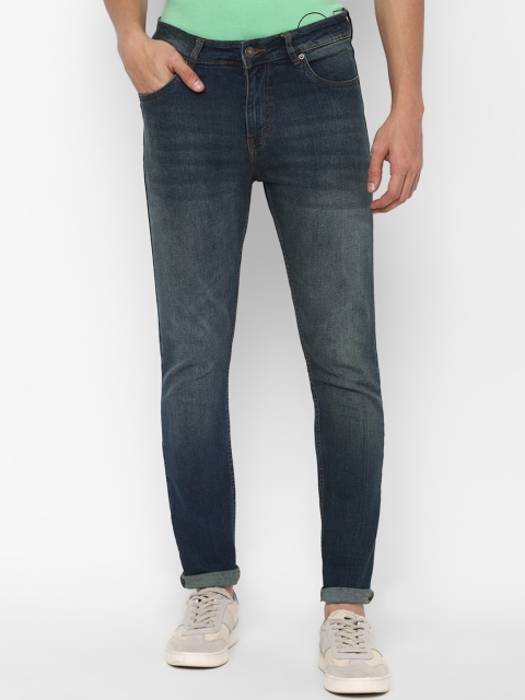 

FOREVER 21 Men Blue Light Fade Regular Fit Jeans