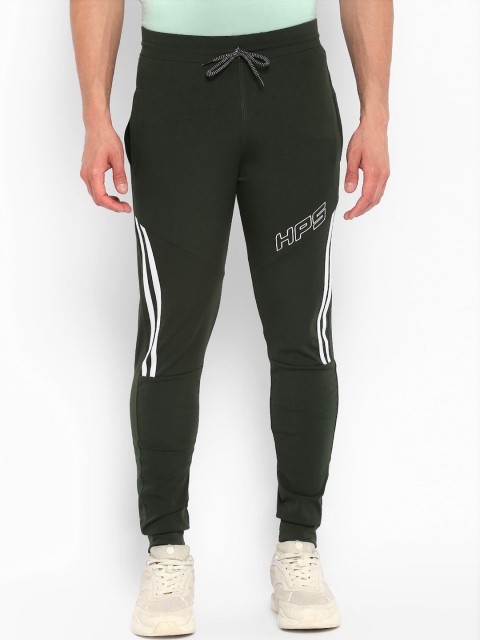 

HPS Sports Men Green Solid Slim-Fit Joggers