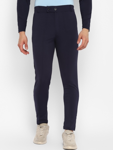 

HPS Sports Men Navy Blue Solid Lycra Dry Fit Track Pants