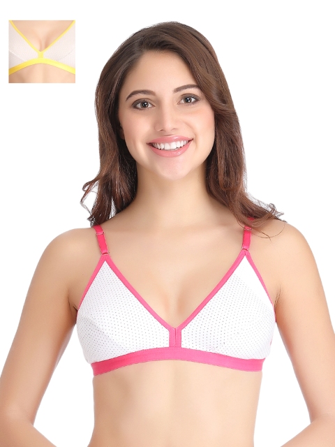 

Clovia Pack Of 2 Bra, White