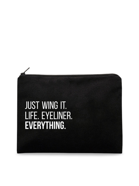 

The Art People Black & White Printed Travel Pouch