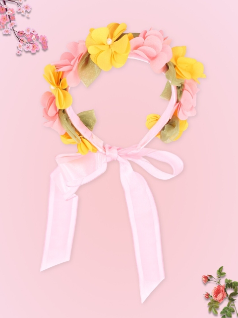 

CUTECUMBER Girls Pink Embellished Hairband