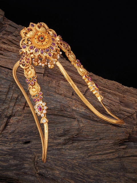 

Kushal's Fashion Jewellery Women Gold-Plated & Red Armlet Bracelet