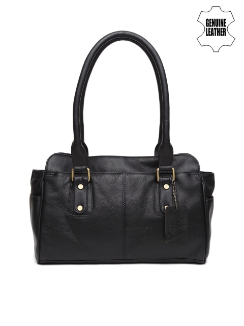 

WildHorn Black Genuine Leather Shoulder Bag