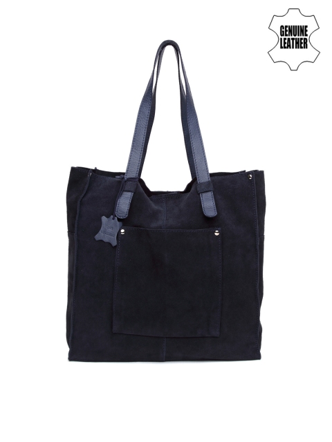 

WildHorn Navy Genuine Leather Shoulder Bag, Navy blue