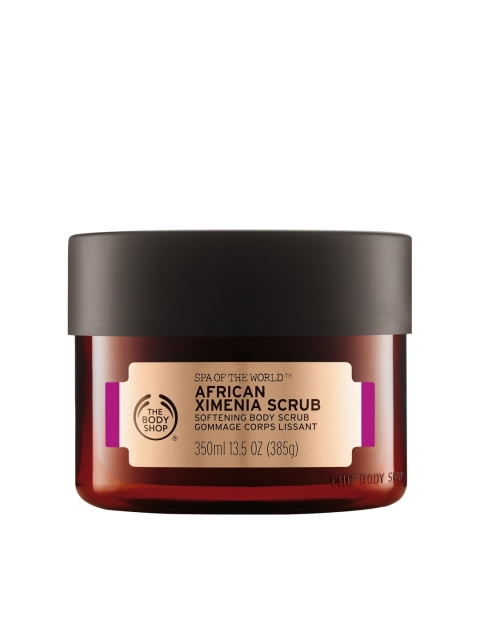

THE BODY SHOP Unisex Spa of The World African Ximenia Softening Sustainable Body Scrub 350 ml, Brown