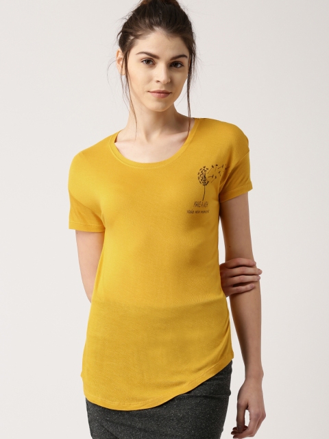 

Ms.Taken Mustard Yellow Solid Top